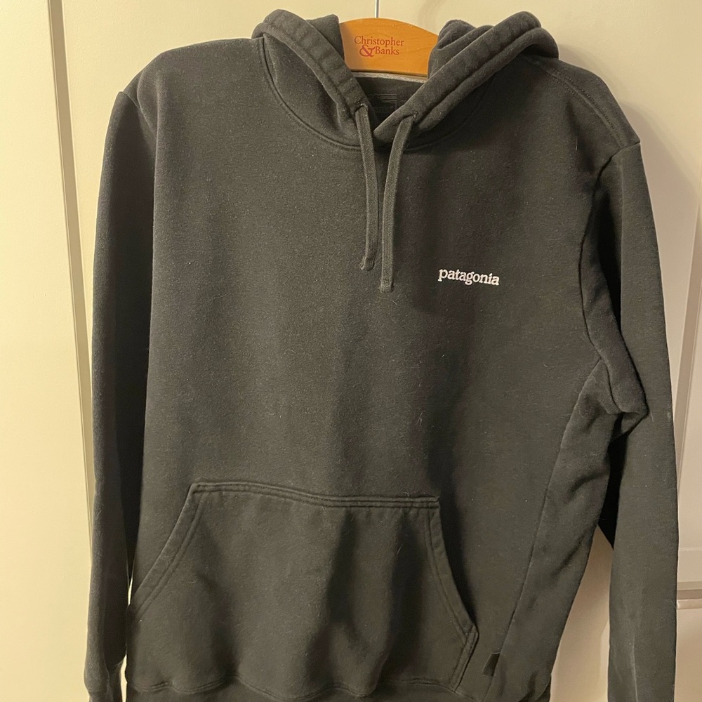 Patagonia Black Hoodie Sweatshirt Classic Pullover